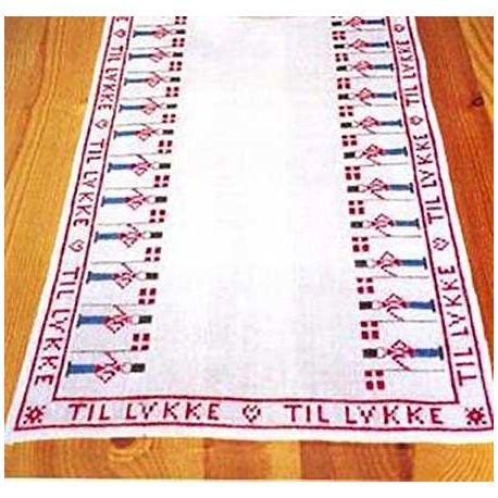 Borduurpakket Loper verjaardag Haandarbejdets Fremme 16-2617