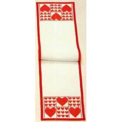 Borduurpakket Loper harten in velden Haandarbejdets Fremme 16-4758