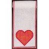 Borduurpakket Loper gestreepte harten Haandarbejdets Fremme 16-4938