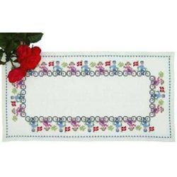 Borduurpakket Loper fietsende kinderen Haandarbejdets Fremme 16-9997