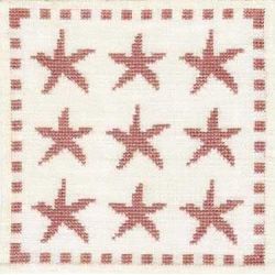 Borduurpakket Kleedje zeesterren Haandarbejdets Fremme 17-9812