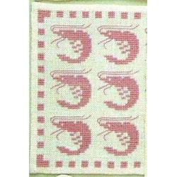 Borduurpakket Kleedje garnalen Haandarbejdets Fremme 17-9814