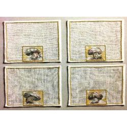 Borduurpakket Kleedjes met champions 4 stuks Haandarbejdets Fremme 17-9919