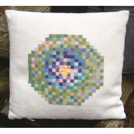 Borduurpakket Kussen Abstract Haandarbejdets Fremme 20-6320