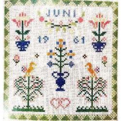 Borduurpakket Verjaardagsmotief juni Haandarbejdets Fremme 30-4482.06
