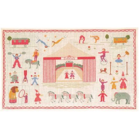 Borduurpakket Circus Haandarbejdets Fremme 30-5930