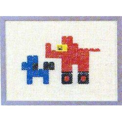 Borduurpakket Lego honden Haandarbejdets Fremme 30-5931