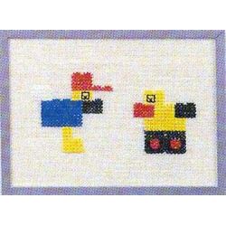 Borduurpakket Lego dieren Haandarbejdets Fremme 30-5933