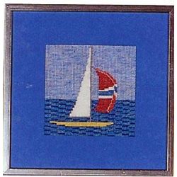 Borduurpakket Zeilboot Haandarbejdets Fremme 30-6256