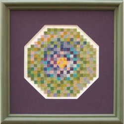 Borduurpakket Abstract-vergeetmijnietje Haandarbejdets Fremme 30-6321