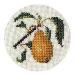 Borduurpakket Peer jampotdeksel Haandarbejdets Fremme 40-5817