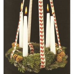 Borduurpakket Ophangband voor kransen Haandarbejdets Fremme 42-5730