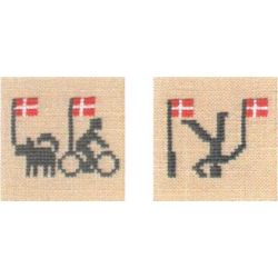 Borduurpakket Wenskaarten-set van 2 Haandarbejdets Fremme 42-9995.01