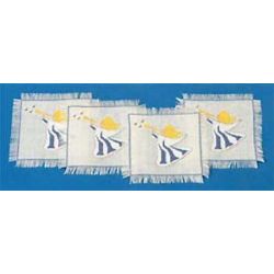 Borduurpakket Kleedjes engelen - set van 4 Oehlenslager 02118