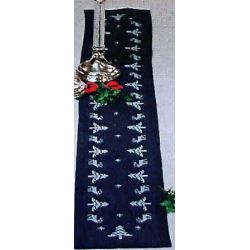 Borduurpakket Kerst Loper bomen en rendieren Oehlenslager 12119