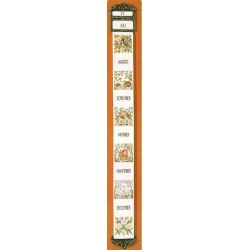 Borduurpakket schellenkoord dieren en bloemenkalender Oehlenslager 25627