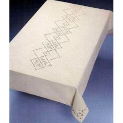 Borduurpakket Tafelkleed hardanger Oehlenslager 32340