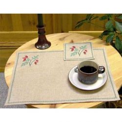 Borduurpakket Kleedje rozenbottel Oehlenslager 33006