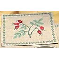 Borduurpakket Placemat rozenbottel Oehlenslager 33019