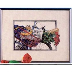 Borduurpakket Boodschappen op de fiets Oehlenslager 44115