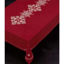Borduurpakket Tafelkleed kerst hardanger Oehlenslager 58226