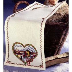 Borduurpakket Loper landschapshart Oehlenslager 58231