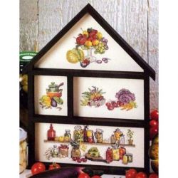 Borduurpakket Groenten en fruit Oehlenslager 65105