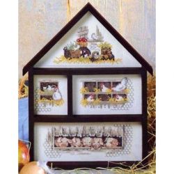 Borduurpakket Boerderij dieren Oehlenslager 65155