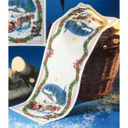 Borduurpakket Loper kerstlandschap Oehlenslager 66224