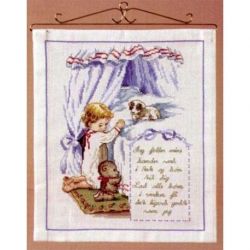 Borduurpakket Avondgebedje geknield Oehlenslager 76661