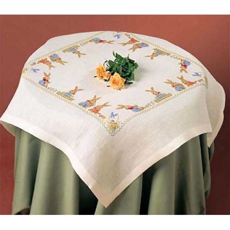 Borduurpakket Dekservet paashazen Oehlenslager 84848