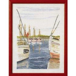 Borduurpakket Boten doorkijkje Oehlenslager 99110