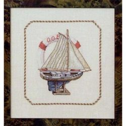 Borduurpakket Zeilboot en reddingsboei Oehlenslager 99162