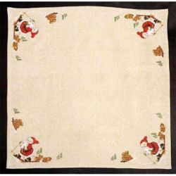 Borduurpakket Tafelkleed Kerstman op slee Oehlenslager 99333