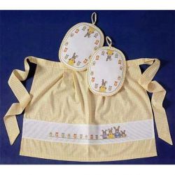 Borduurpakket Pannenlap hazen - set van 2 Oehlenslager 99541