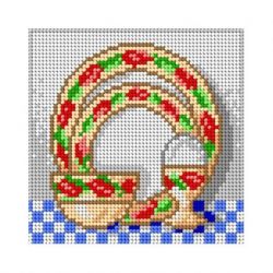 Voorbedrukt stramien servies Orchidea 1611