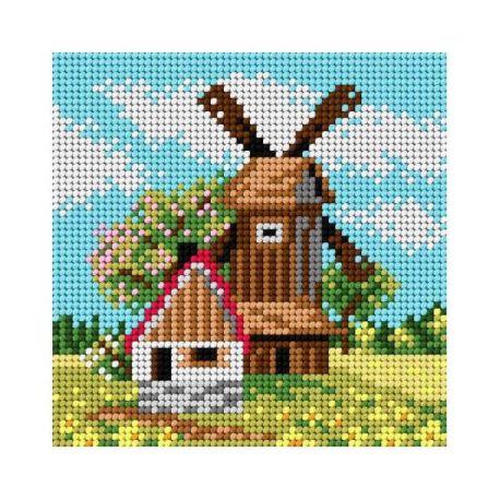 Voorbedrukt stramien molen Orchidea 1999