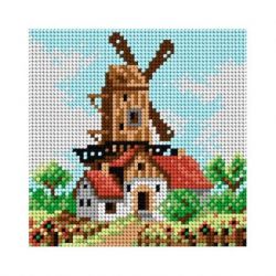 Voorbedrukt stramien molen Orchidea 2000