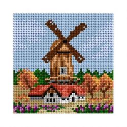 Voorbedrukt stramien molen Orchidea 2033