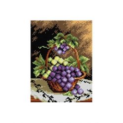 Voorbedrukt stramien druiven Orchidea 2098F