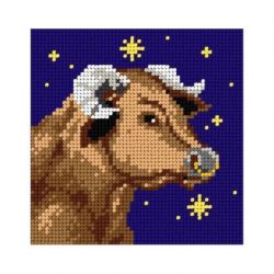 Voorbedrukt stramien sterrenbeeld stier Orchidea 2130