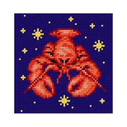 Voorbedrukt stramien sterrenbeeld maagd Orchidea 2145