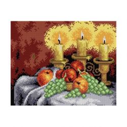 Voorbedrukt stramien kandelaar Orchidea 2205H