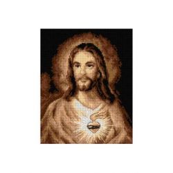 Voorbedrukt stramien het heilig hart Orchidea 2349H