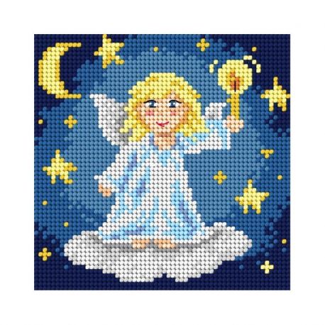 Voorbedrukt stramien engeltje Orchidea 2638