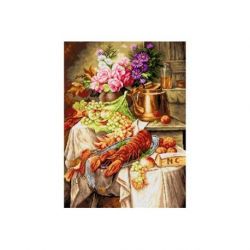 Voorbedrukt stramien van Modeste Carli Orchidea 2707R