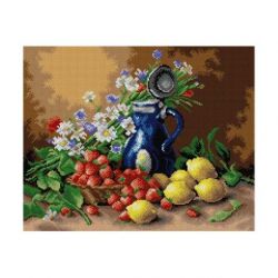 Voorbedrukt stramien bloemen Orchidea 2786M