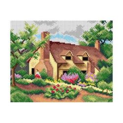 Voorbedrukt stramien huis Orchidea 2856H