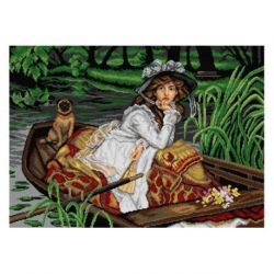 Voorbedrukt stramien jongedame Orchidea 2864R