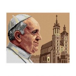 Voorbedrukt stramien paus Franciscus Orchidea 2869h